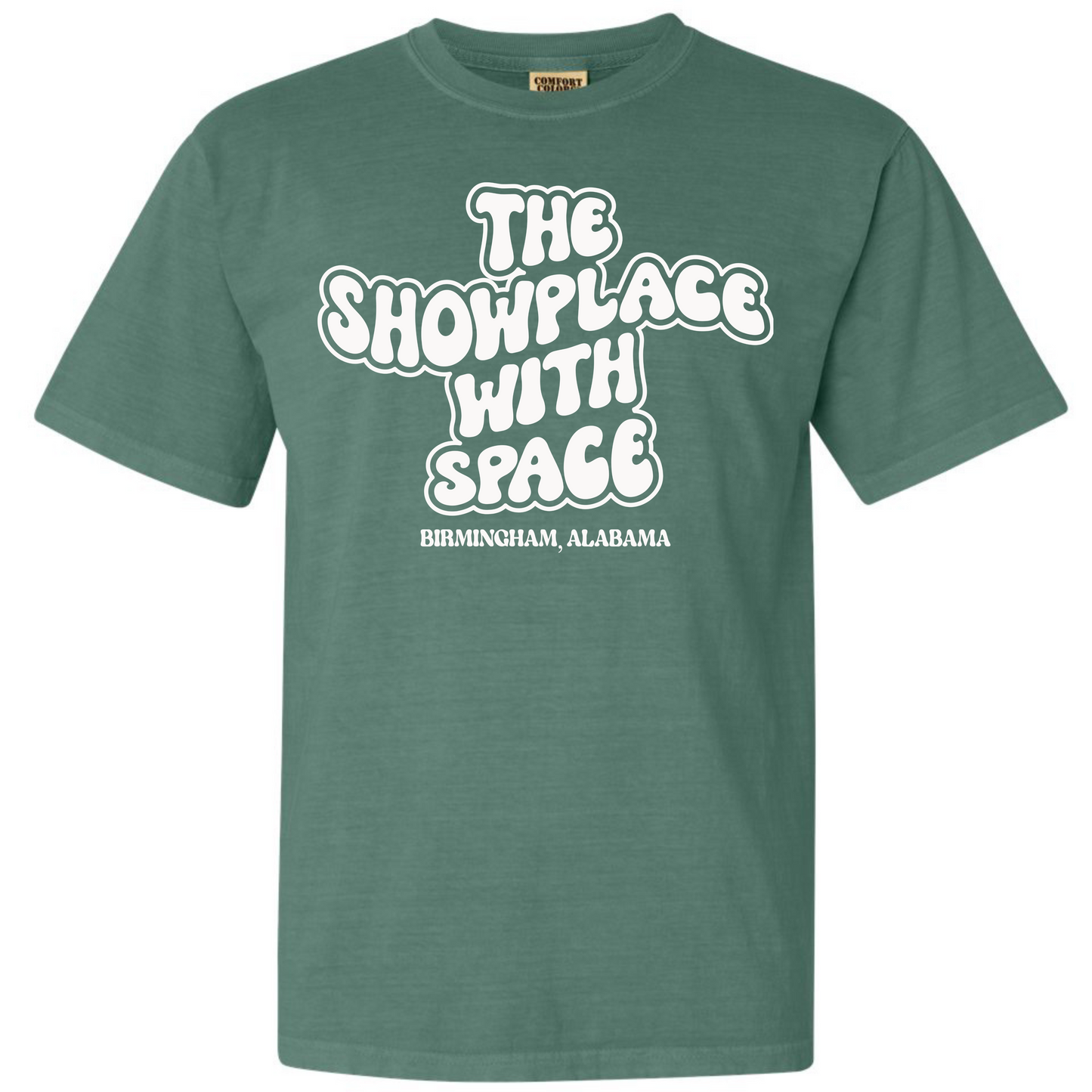 Showplace with Space comfort colors t-shirt - bubble edition