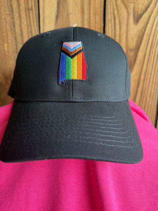Alabama cap with progressive flag